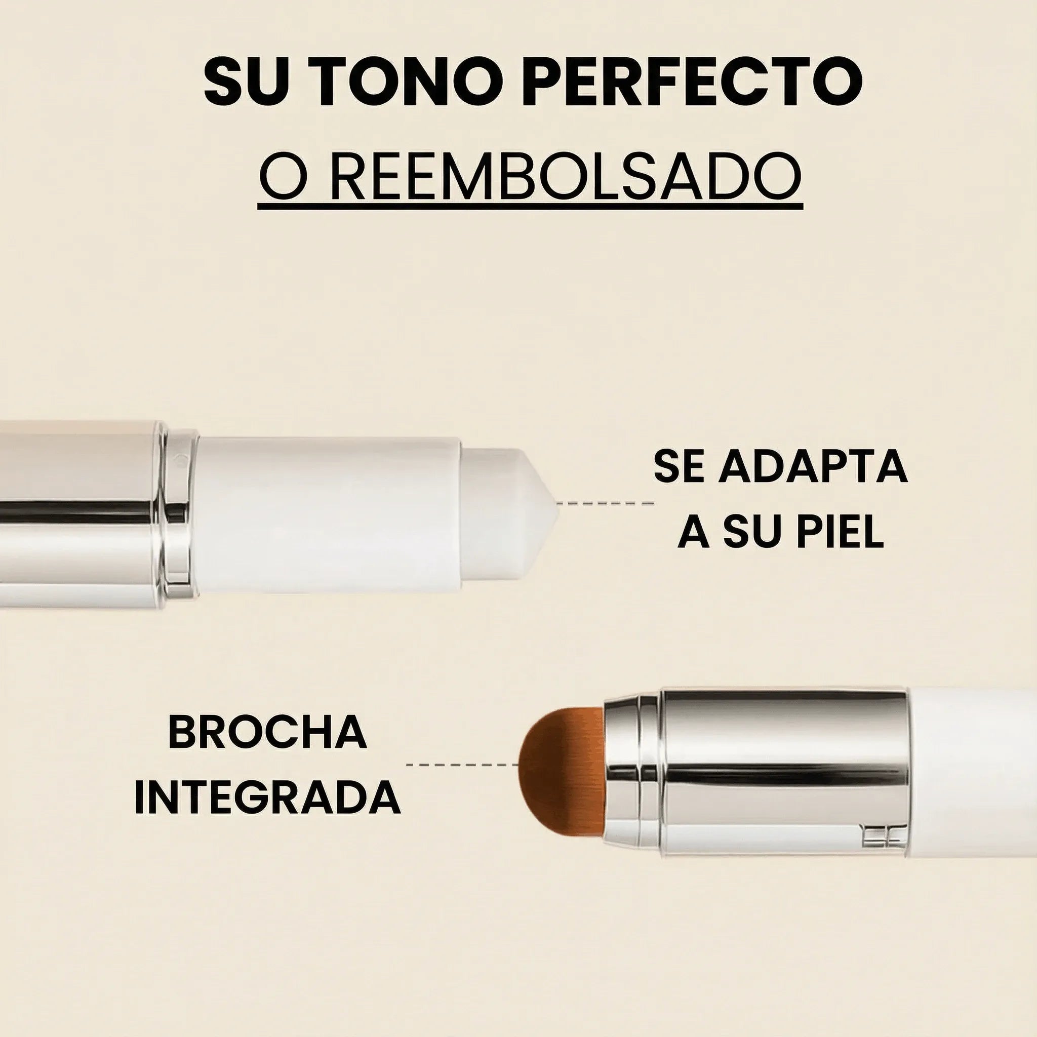 Fondo de Maquillaje 2 en 1